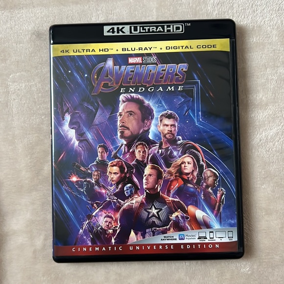 Marvel studios Avengers End Game 4K Blu-ray cinematic universe edition DVD - Picture 4 of 9